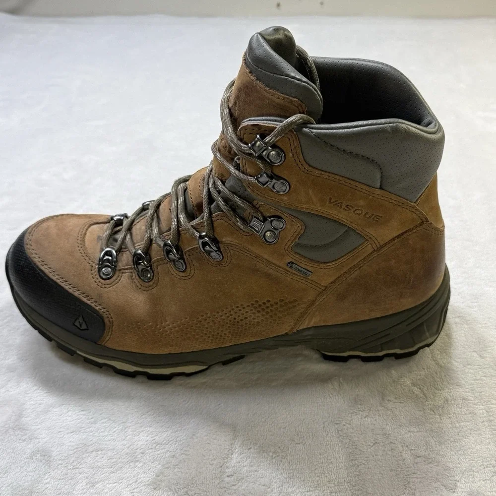 Vasque St. Elias GTX Gore-Tex Hiking Boots Men's 11 Brown Vibram Leather 7162M
